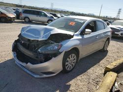Salvage cars for sale from Copart Tucson, AZ: 2016 Nissan Sentra S