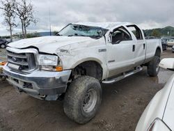 Salvage cars for sale at San Martin, CA auction: 2002 Ford F250 Super Duty