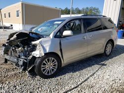 Salvage cars for sale from Copart Ellenwood, GA: 2015 Toyota Sienna XLE