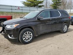 Salvage cars for sale at Davison, MI auction: 2019 Chevrolet Traverse LT