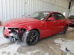 Salvage cars for sale at Franklin, WI auction: 2018 Alfa Romeo Giulia TI Q4