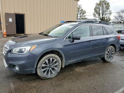Salvage cars for sale from Copart Moraine, OH: 2015 Subaru Outback 2.5I Limited