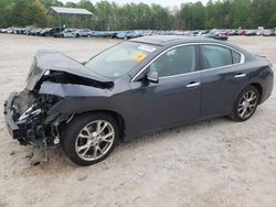 Salvage cars for sale from Copart Charles City, VA: 2012 Nissan Maxima S