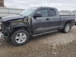Salvage cars for sale from Copart Kansas City, KS: 2021 Toyota Tundra Double Cab SR/SR5
