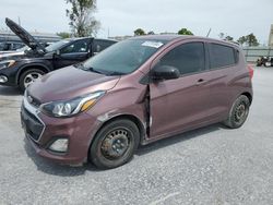 Salvage cars for sale at Tulsa, OK auction: 2019 Chevrolet Spark LS