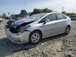 Salvage cars for sale from Copart Mebane, NC: 2010 Toyota Prius