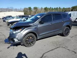 Salvage cars for sale at Exeter, RI auction: 2018 Ford Escape SE