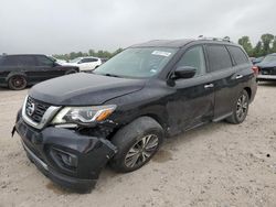 Salvage cars for sale at Houston, TX auction: 2017 Nissan Pathfinder S