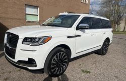 Salvage cars for sale at Ellwood City, PA auction: 2022 Lincoln Navigator Black Label