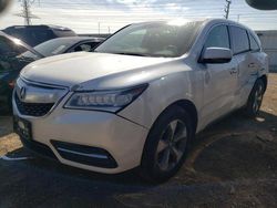 Salvage cars for sale from Copart Elgin, IL: 2015 Acura MDX