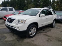 Salvage cars for sale from Copart Arlington, WA: 2008 GMC Acadia SLT-1