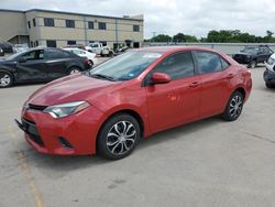 Salvage cars for sale from Copart Wilmer, TX: 2015 Toyota Corolla L