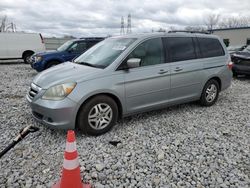 Salvage cars for sale at Barberton, OH auction: 2007 Honda Odyssey EXL
