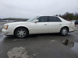 Salvage cars for sale at Brookhaven, NY auction: 2002 Cadillac Deville