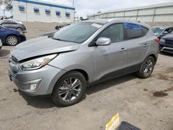 Salvage cars for sale at Albuquerque, NM auction: 2015 Hyundai Tucson Limited