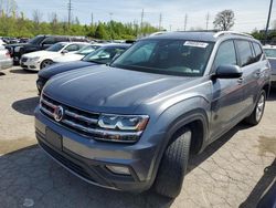 Volkswagen Atlas SE salvage cars for sale: 2018 Volkswagen Atlas SE