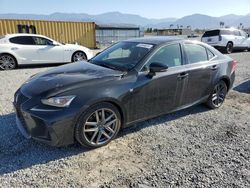 Salvage cars for sale at Mentone, CA auction: 2018 Lexus IS 300