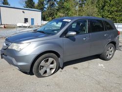 Salvage cars for sale from Copart Arlington, WA: 2009 Acura MDX Sport