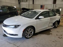 Salvage cars for sale at Franklin, WI auction: 2015 Chrysler 200 S