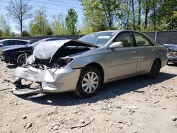 Salvage cars for sale from Copart Waldorf, MD: 2005 Toyota Camry LE