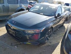 Vehiculos salvage en venta de Copart Martinez, CA: 2018 Honda Accord Sport