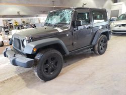 Jeep Wrangler Sport salvage cars for sale: 2017 Jeep Wrangler Sport