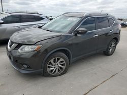 Salvage cars for sale at Grand Prairie, TX auction: 2014 Nissan Rogue S