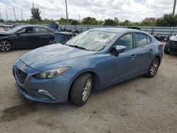 Salvage cars for sale from Copart Miami, FL: 2015 Mazda 3 Sport