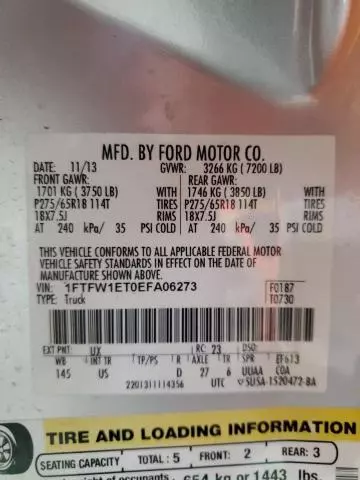 2014 Ford F150 Supercrew