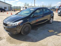 Salvage cars for sale from Copart Pekin, IL: 2017 KIA Forte LX