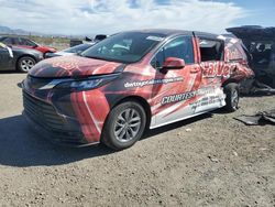 Salvage cars for sale at North Las Vegas, NV auction: 2021 Toyota Sienna LE