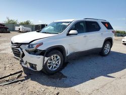 Salvage cars for sale at Kansas City, KS auction: 2018 Chevrolet Traverse LT