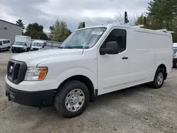 Salvage trucks for sale at Mendon, MA auction: 2020 Nissan NV 2500 S