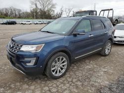 Salvage cars for sale from Copart Bridgeton, MO: 2017 Ford Explorer Limited