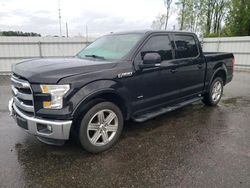 Salvage cars for sale at Dunn, NC auction: 2016 Ford F150 Supercrew