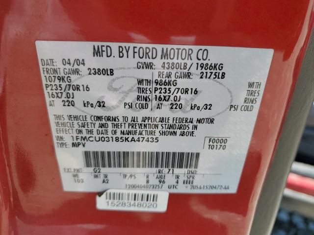 2005 Ford Escape XLT