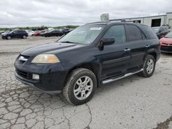 Salvage cars for sale at Kansas City, KS auction: 2004 Acura MDX Touring