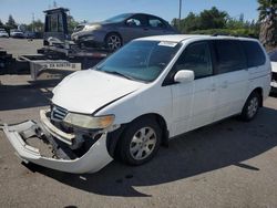 Salvage cars for sale from Copart San Martin, CA: 2004 Honda Odyssey EXL