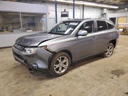 Salvage cars for sale at Wheeling, IL auction: 2014 Mitsubishi Outlander GT