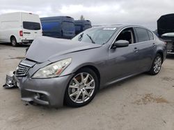 Salvage cars for sale at Vallejo, CA auction: 2012 Infiniti G37 Base