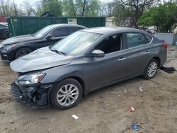 Salvage cars for sale from Copart Baltimore, MD: 2018 Nissan Sentra S