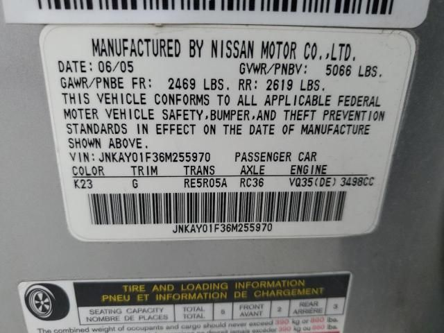 2006 Infiniti M35 Base