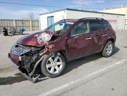 Salvage cars for sale from Copart Anthony, TX: 2007 Nissan Murano SL