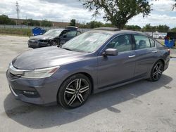 Salvage cars for sale from Copart Orlando, FL: 2016 Honda Accord Touring