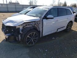 Salvage cars for sale at Lansing, MI auction: 2020 Audi Q7 Prestige