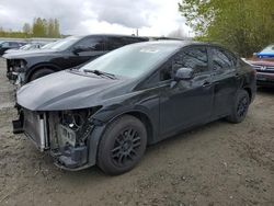 Salvage cars for sale at Arlington, WA auction: 2013 Honda Civic LX