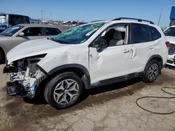 Salvage cars for sale from Copart Woodhaven, MI: 2021 Subaru Forester Premium