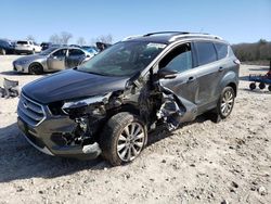 Salvage cars for sale at West Warren, MA auction: 2017 Ford Escape Titanium
