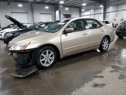 Honda Accord EX salvage cars for sale: 2003 Honda Accord EX