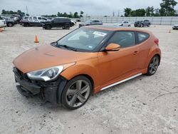 Salvage cars for sale from Copart Houston, TX: 2013 Hyundai Veloster Turbo